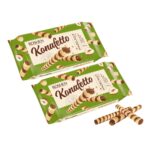 Konafetto Wafer Rolls - Hazelnut Cream (4.94oz / 140g) - 15-pcs Case