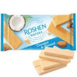 Roshen Wafers - Coconut & Almond (7.61oz / 216g) - 16-pcs Case