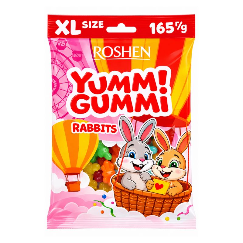 Copy of image (38) Yummi Gummi - Rabbits (5.82oz / 165g) - 14-pcs Case - Image 1